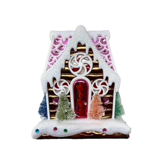 Bath & Body Works Magical Holiday Gingerbread House Wallflower Nightlight - Picture 1 of 7